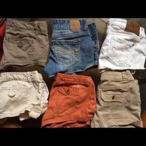 6 pairs of shorts